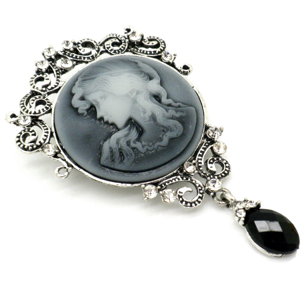 Cameo Pin Brooch
